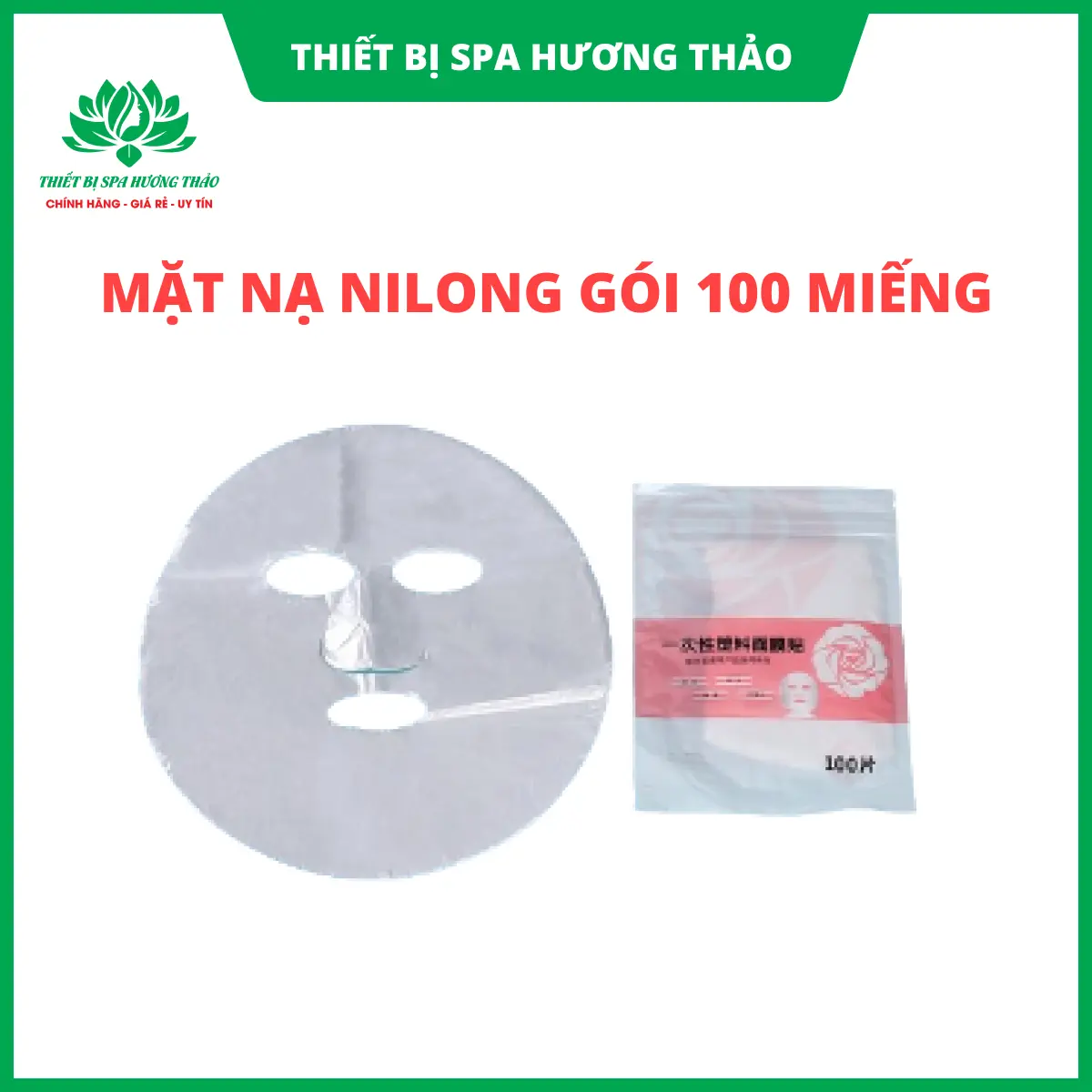 Mặt Nạ Nilong Ủ Mặt, Mặt Nạ Ni Lông Ủ Trắng, Bịch 100 Miếng Skincare Mask Đắp Mặt Dưỡng Ẩm Da Làm Đẹp Da