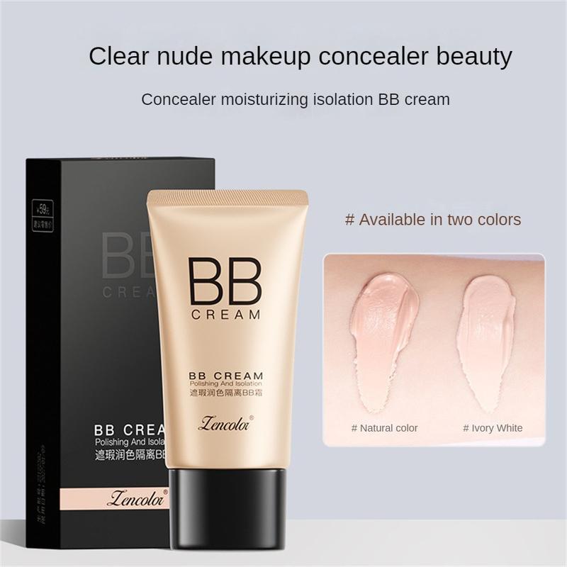 Kem Nền Dạng Lỏng Lì Kiểm Soát Dầu, Che Phủ Hoàn Toàn, Che Lỗ Chân Lông Vô Hình, Lâu Trôi, Không Thấm Nước, Làm Trắng, Kem BB, Làm Sáng Tự Nhiên, Lớp Nền Da Mịn, Thích Hợp Để Trang Điểm, Mỹ Phẩm Mặt Làm Đẹp