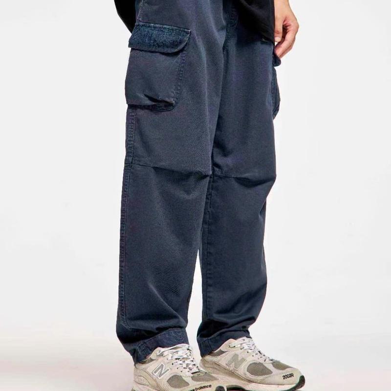 Quần Kaki Baggy Nam Túi Hộp, Quần Cargo Pants Menswear Form Rộng Chất liệu Cotton Kaki TOL D106 9