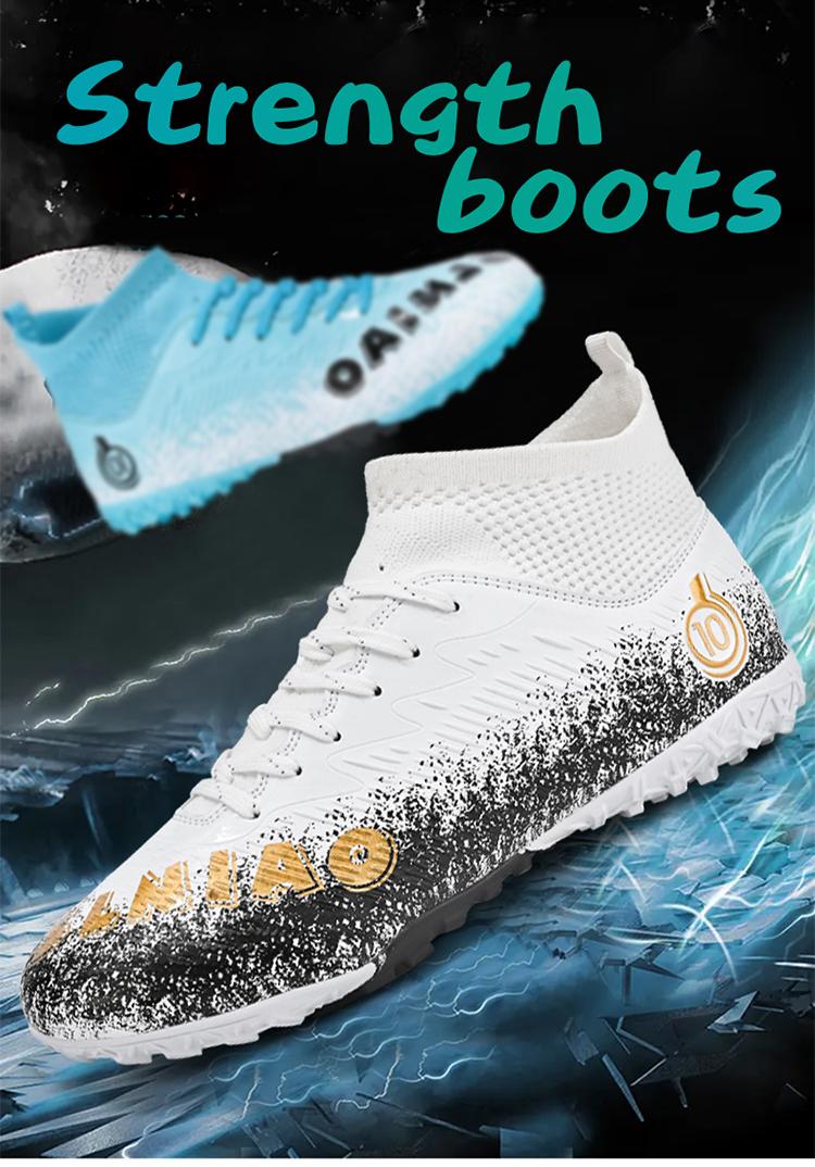 Product Introduction of （SIZE 33-46）Ready Stock Unisex Plus Size Football Shoes Outdoor Futsal Soccer Shoes Non-slip Training Shoes 1