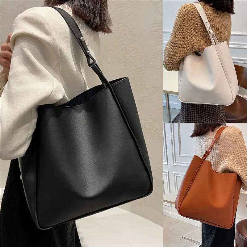 Women Handbags Shoulder Bags Shopping and Travel Bags Large Capacity Female's Bags Made of PU Leather