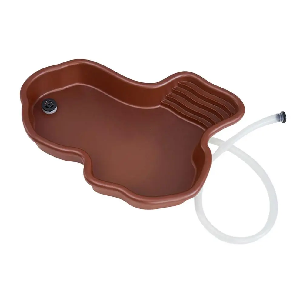 Reptile Bathing Pool Extra Large Lizard Bath for Hamster Scorpion Leopard