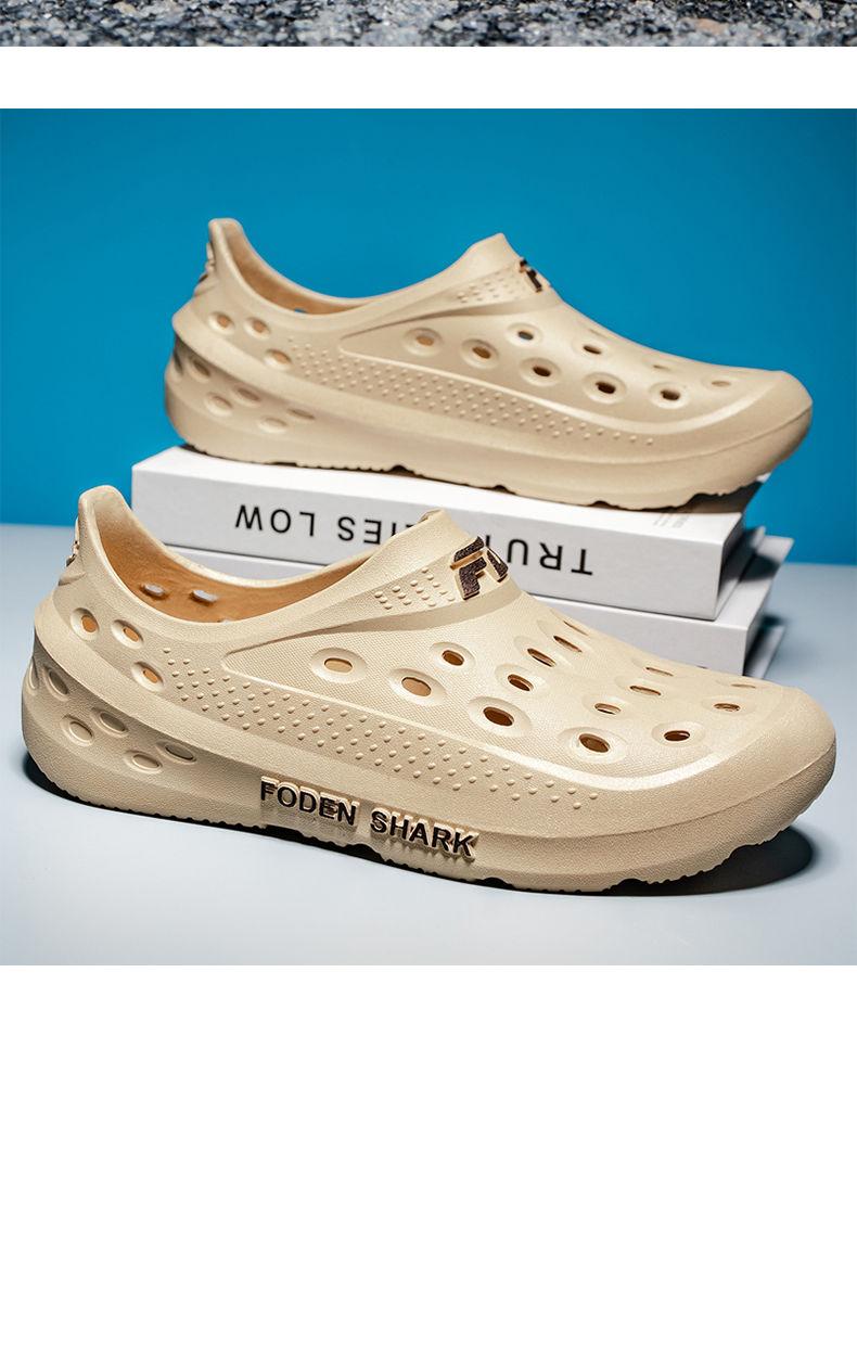 Product Introduction of 2024 New Summer Men's Sandals Outdoor Non-Slip Wear-Resistant Hole Shoes Men's Casual Platform Slippers Men's Outdoor Beach Shoes Footwear Boy 14