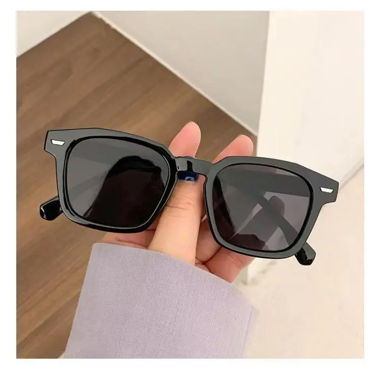 PL-WW007 Kacamata Wanita Pria Optik Anti Sunglass Dengan Fashion Sunglasses Kacamata Hitam Black Blue Eyewear 6