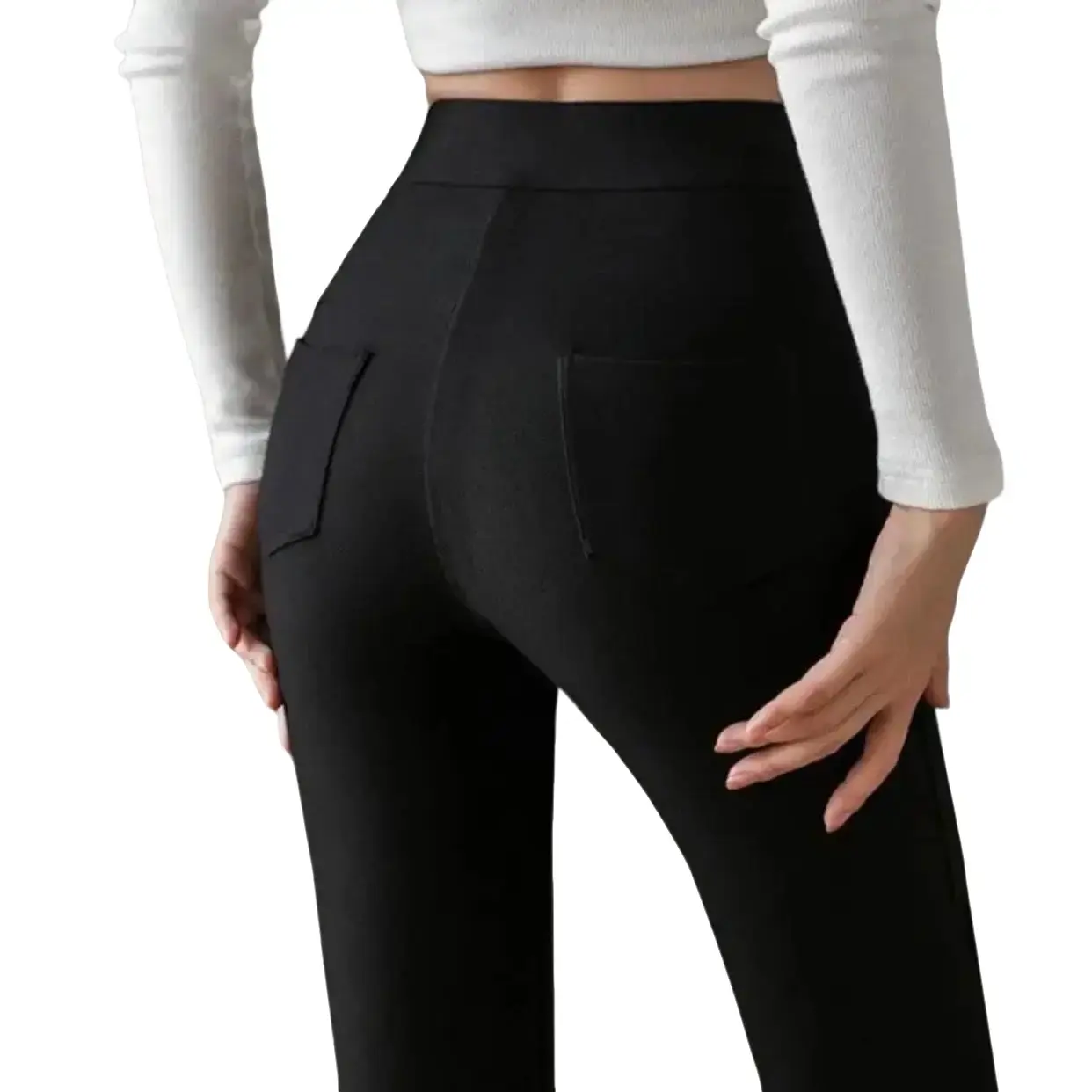 Quần legging nữ dài vải cotton co giãn ôm bó Women <m60