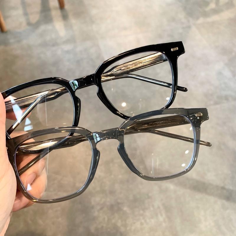 Gọng kính nhựa cốt kim loại dáng vuông to TD2116