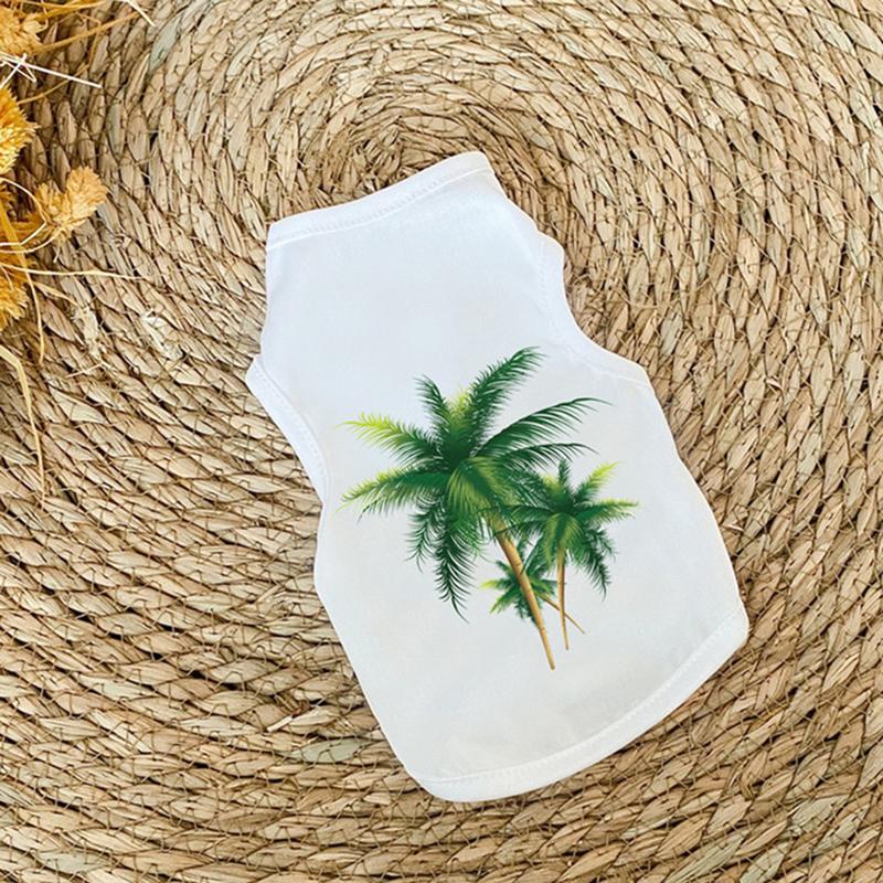 Áo Sơ Mi Cho Chó, Cổ Tròn, Trang Phục Thoáng Khí, Áo Vest Cho Thú Cưng, Quần Áo Không Tay Cho Chó chó Con, Trang Phục Cho Mèo, [Thú Cưng] 2