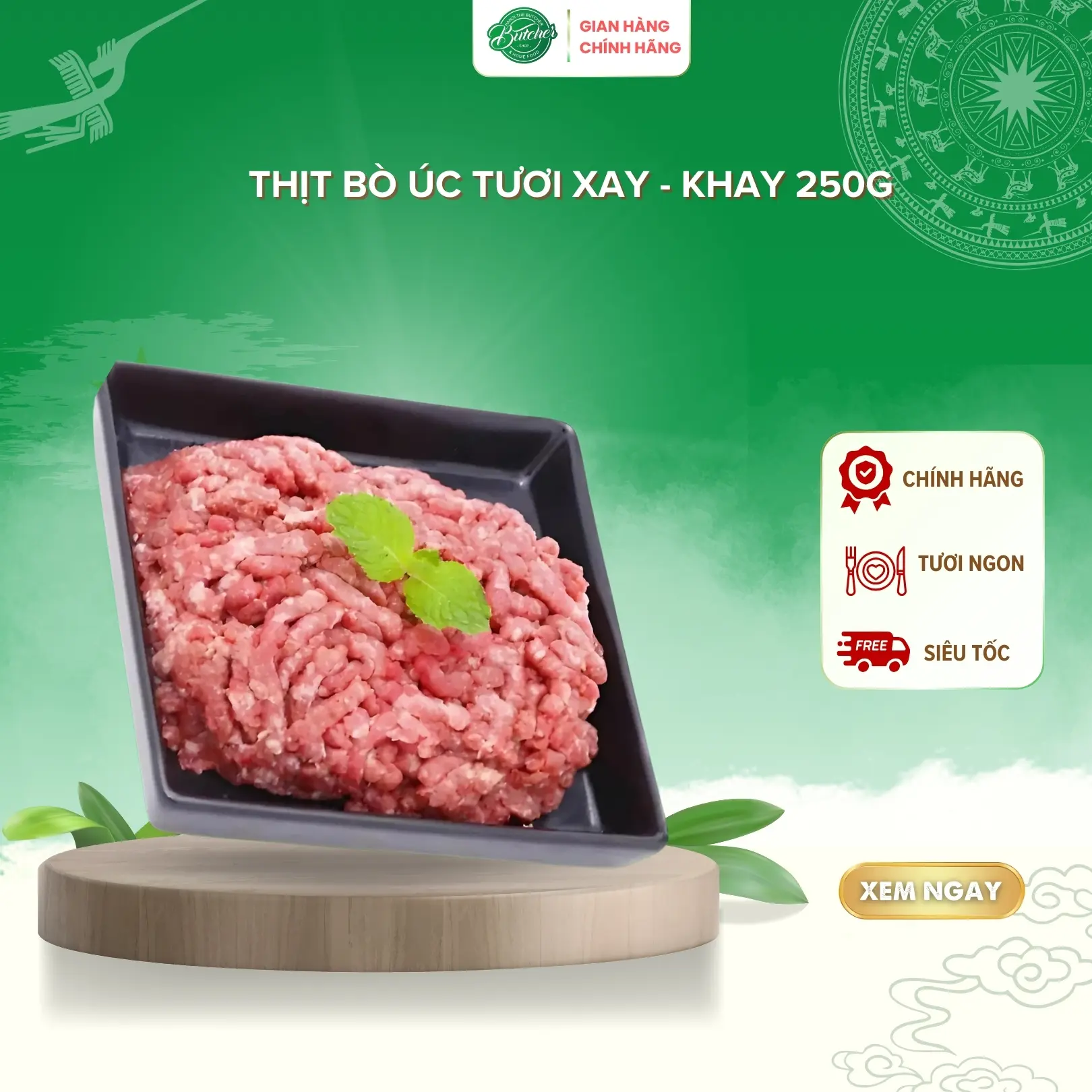 Thịt Bò xay (Bò Úc tươi) - [GIAO NHANH TRONG 2H] Snack Food