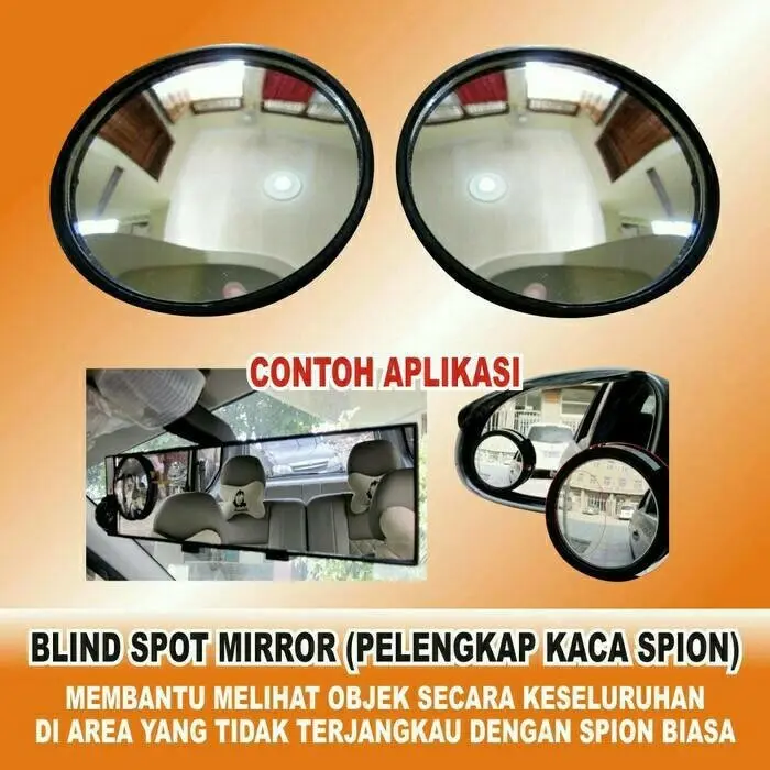 Blind Spot Mirror / Kaca Tambahan Untuk Motor/Mobil/Kaca Spion Kecil 3