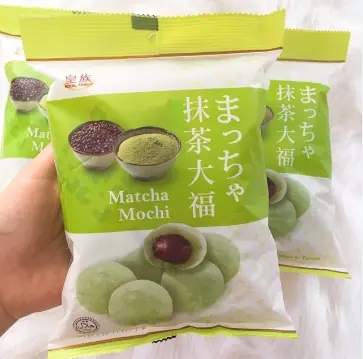 Bánh mochi trà xanh Đài Loan kem lạnh Royal Family dẻo ngon ít calo 120g 9 bánh