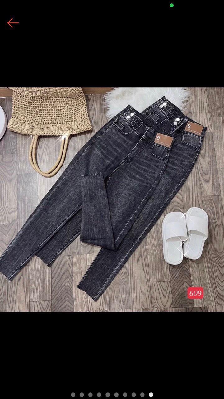 Product Introduction of Quần jean ôm nữ cạp cao thời trang.chất vải QCCC co giãn 4 chiều Denim 13