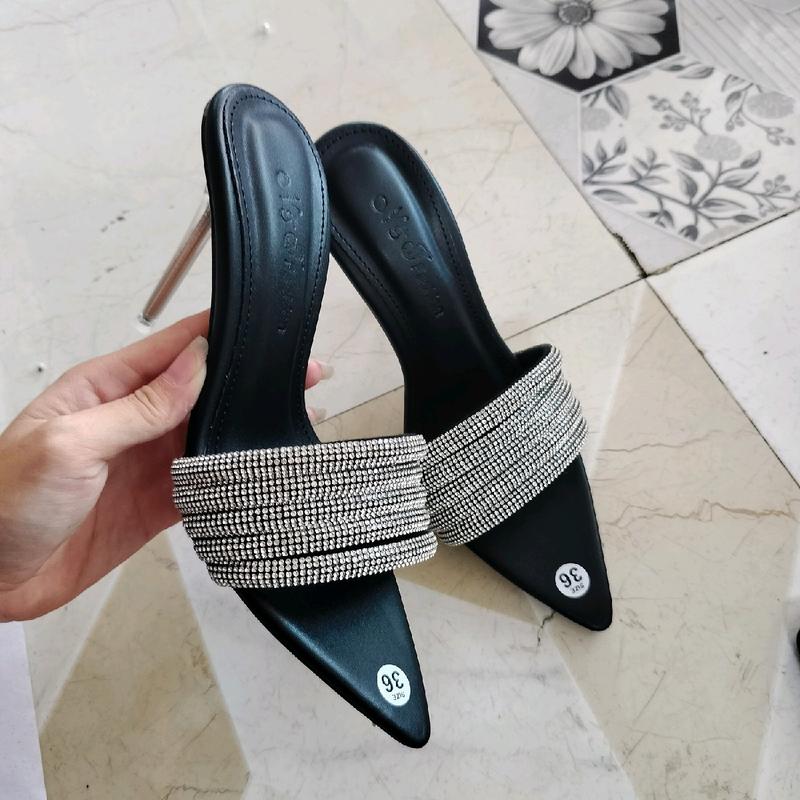 Dép guốc nữ quai soàn ngang gót 9p bigsize 35 -43 DéP GiàY 2
