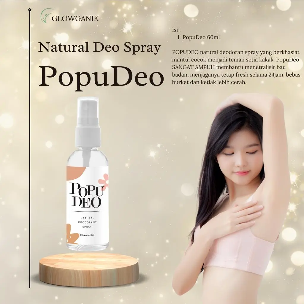 [PROMO 5 GRATIS 1] POPUDEO NATURAL DEO SPRAY