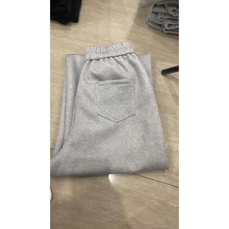 Quần nỉ 2Da dáng suông hottrend dày dặn, cạp chun, khóa kéo, có 2 túi trước, 2 túi sau Nữ Women Pants Đen | BigBuy360 - bigbuy360.vn