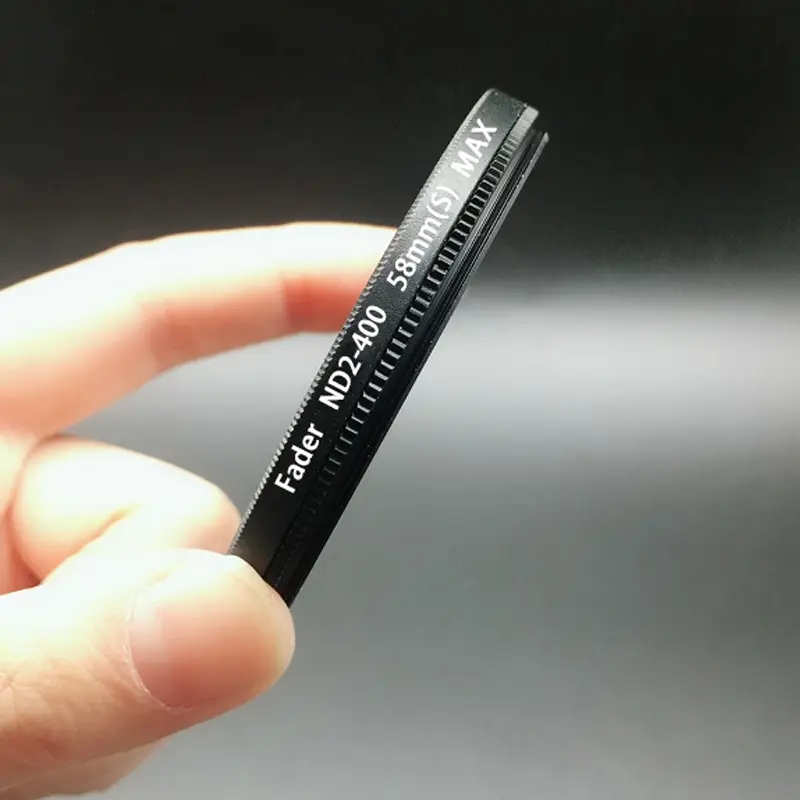 Filter Cuely ND Fader ND2-400 Variable Neutral Density Filter Untuk Canon Nikon Sony Camera Lens 49MM 52MM 58MM 6
