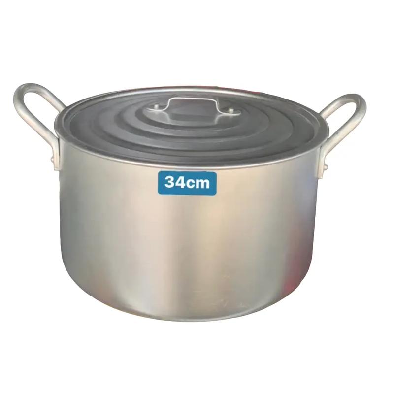  Nồi nhôm tem xanh HP size 34cm nặng 1kg500gram-15lít 
