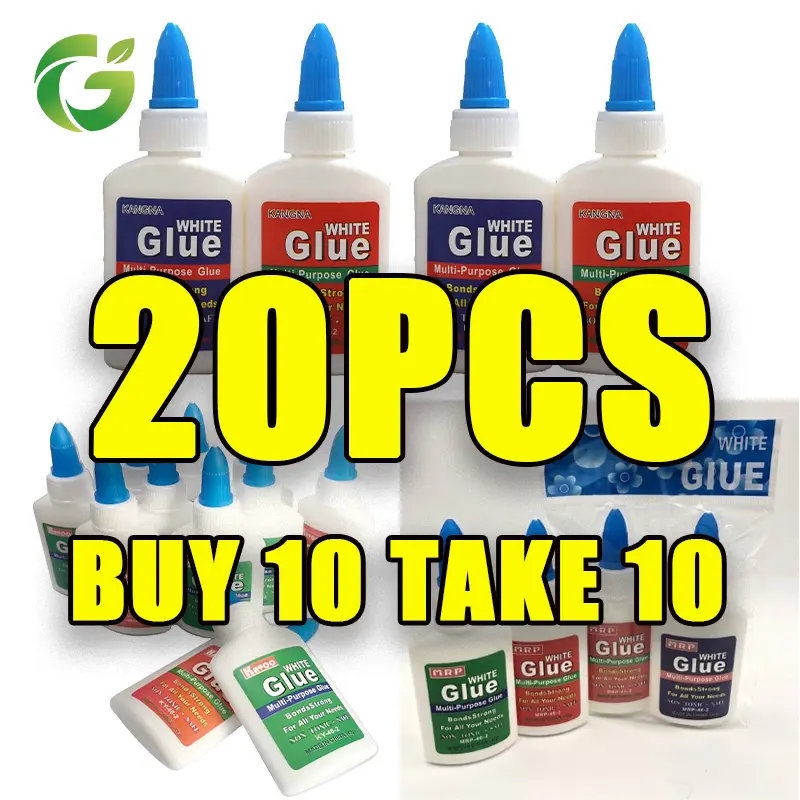 【BUY 10 TAKE 10】20PCS 2 IN 1 white glue 40g for School and Office, Multi-purpose Adhesive for Paper Stationary DIY Craft Multi-purpose School Office Supplies Free Shipping COD