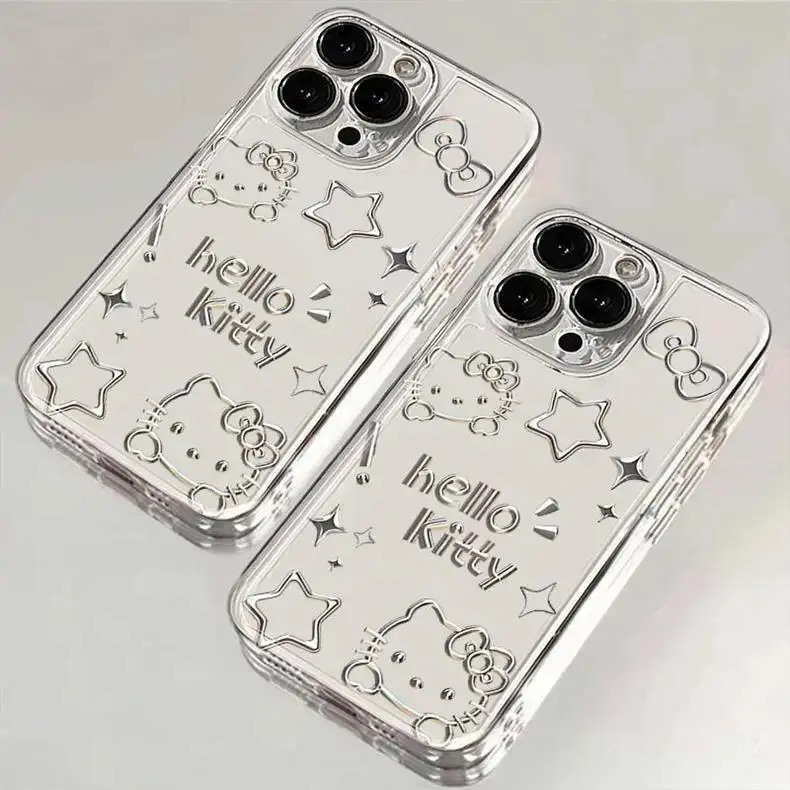 Ốp Điện Thoại Hello Kitty, Thiết Kế Dòng Bạc YK2 Dễ Thương, Tương Thích Với Xiaomi Redmi 13, 12, 12C, 10, 10C, 9A, 9T, 9C, 11T, Poco X3, X4, X5 Pro NFC, GT, 4G, 5G, Ốp