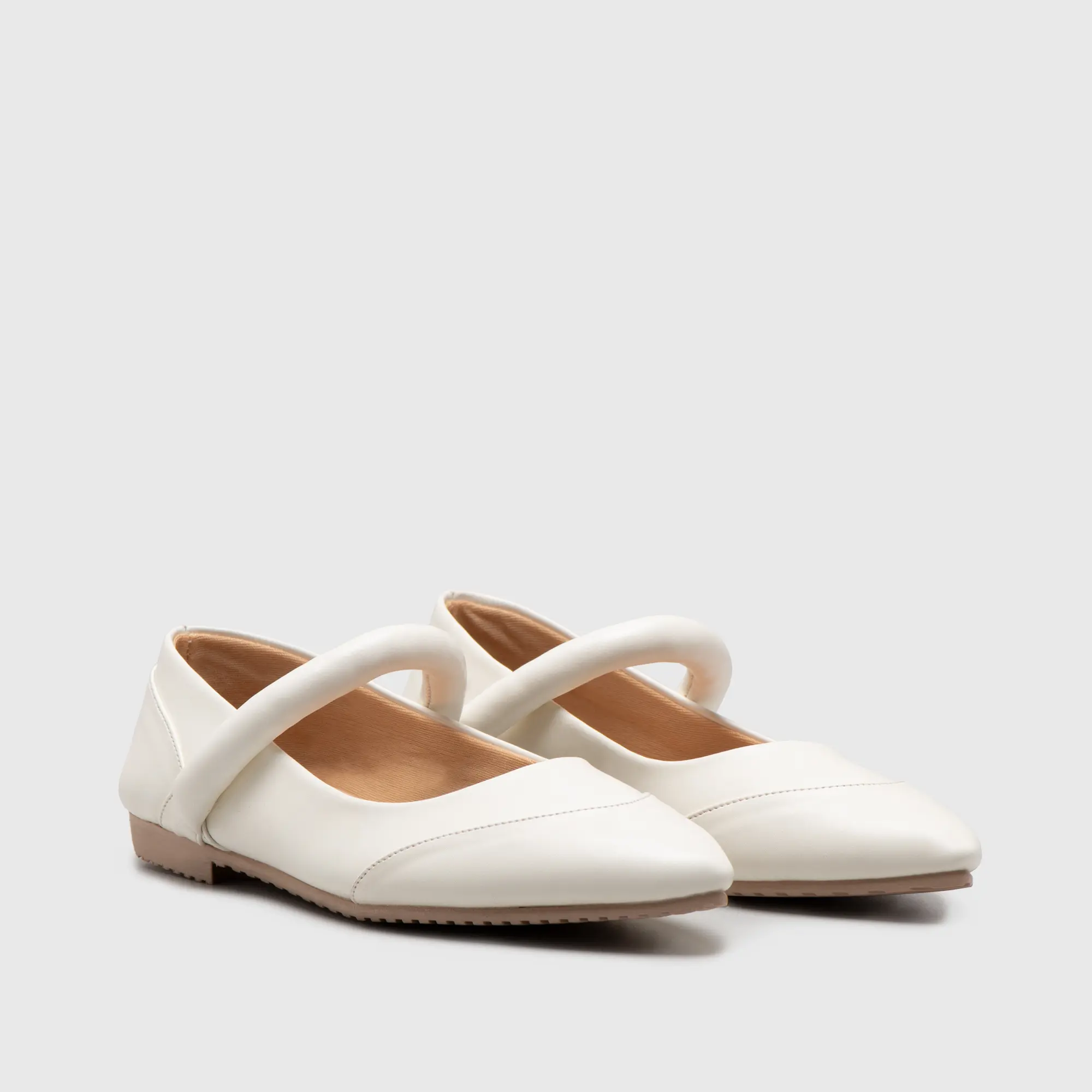 Adorableprojects - Tiana Flat Shoes White - Ballet Flatshoes