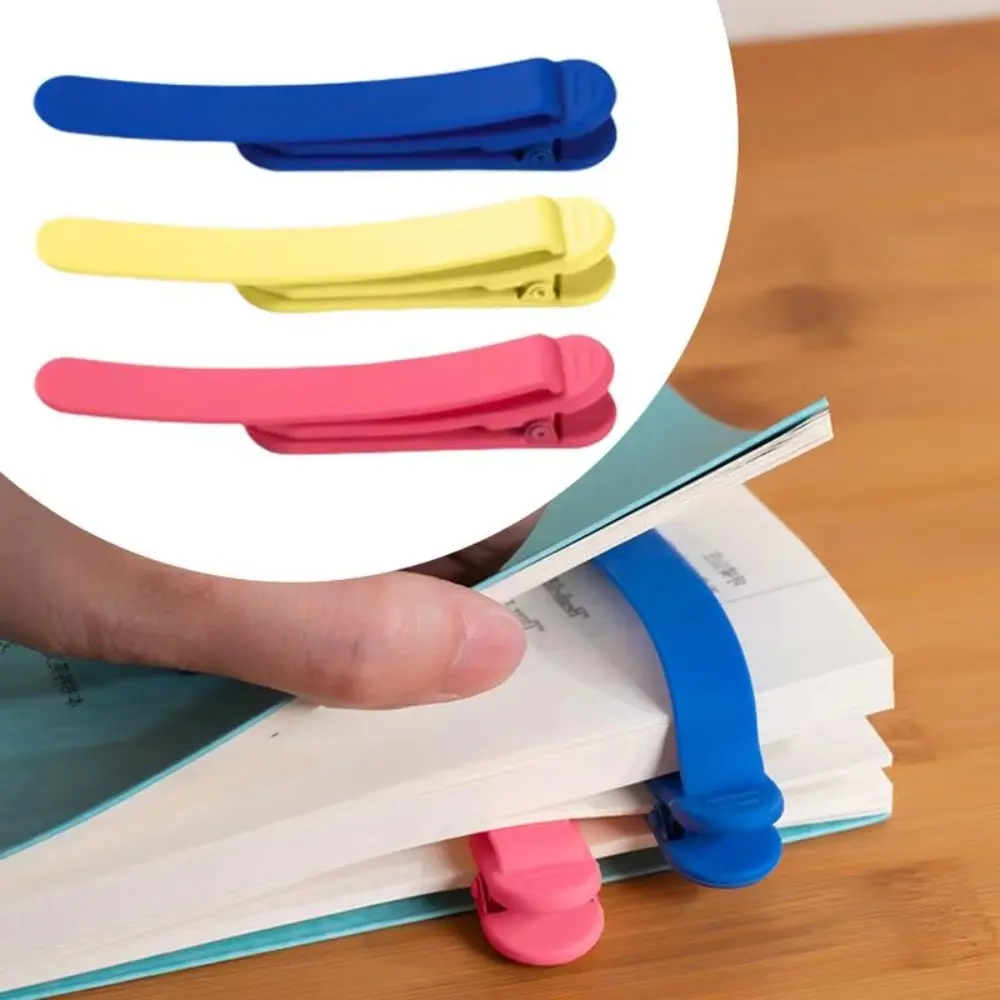 Non-Deforming Silicone Bookmark Practical Multi-Functional Spare Parts Simple Creative Automatic Bookmark School Office Supply