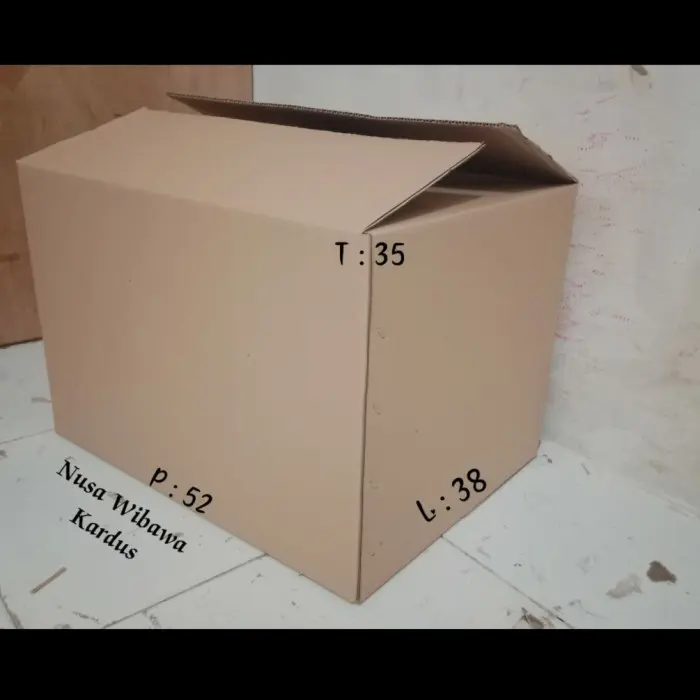 Karton box 52x38x35 cm Tebal dan Murah