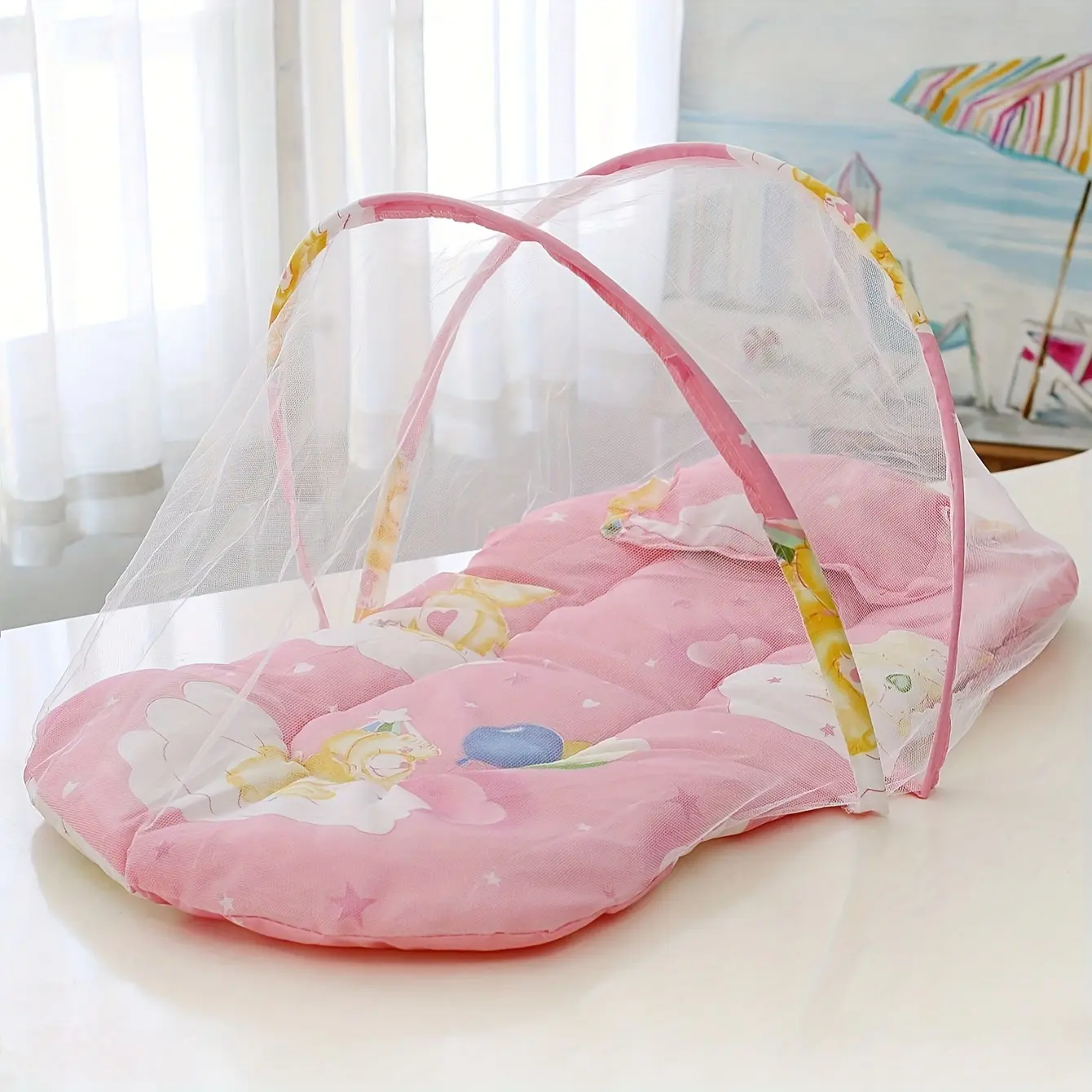 Portable Mosquito Net, Foldable Installation Free Mosquito Net For Home And Travel Use