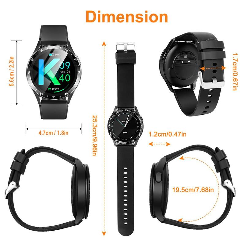 Product Introduction of Multifunctional Smart Watch, 1 Count Fashionable Watch with Earphone, Long Standby Sports Watch with Weather Forcast, Music Control for Women & Men 1