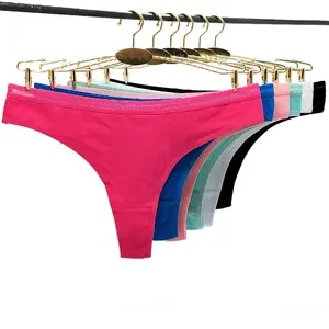 CELANA DALAM WANITA - G STRING / SEXY THONG IMPORT PREMIUM BAHAN 95% KATUN WARNA CERAH 87372 Nyaman Cewek