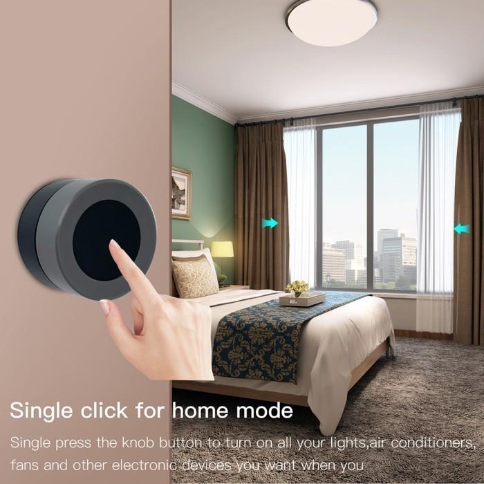 Tuya ZigBee Smart Knob Switch Wireless Scene Switch Button Turning