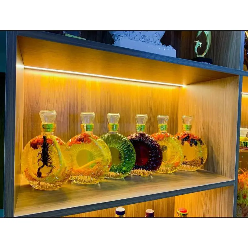[ VIPShop ] Vỏ Bình Thủy Tinh XO Tròn đựnġ Rượu 500ml, Chai đựnġ rượu XO, Hàng Loại 1, CTT-08 8