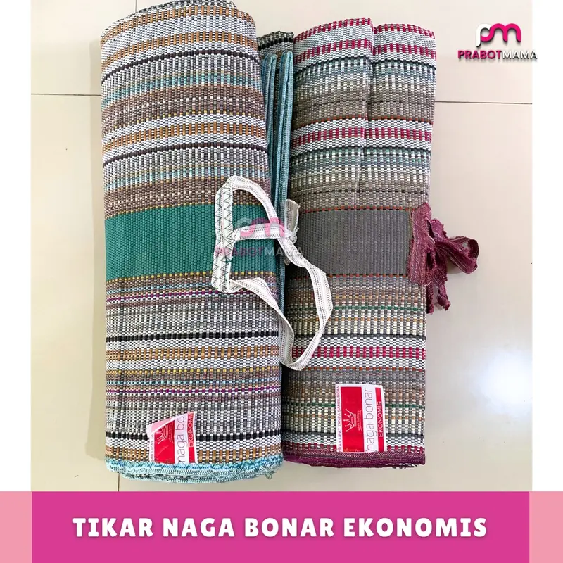 PRABOTMAMA Tikar Naga Bonar Ekonomi 165*300 / Tikar Hajatan / Tiker Lipat Piknik Keluarga 3