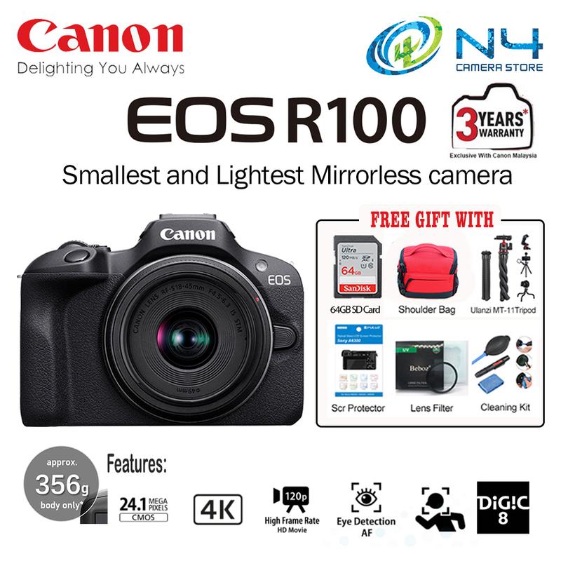Canon EOS R100 Mirrorless Camera with 18-45mm Lens ,R100 BOD - TikTok ...