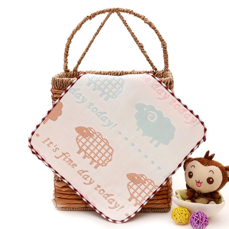 Product Introduction of Combo 5 khăn mặt trẻ em 6 lớp 100% Cotton 25x25 cm Gia Dụng Thông Minh khăn xô trẻ sơ sinh bông 100% thấm hút nước tốt mềm mại thân thiện với da mau khô kháng khuẩn không tẩy trắng màu sắc hình ngẫu nhiên 8