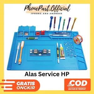 Matras Alas Service HP Smartphone Anti Panas Taplak Silikon Solder Magnetic