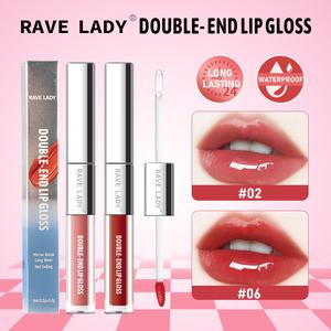 Double Head Matte Liquid Lipstick Waterproof -Lasting Makeup Lip Balm Reduce Fine Lines Lipgloss Cosmetics red lippie glaze Glossy 01   lipstick   lipstick  gloss lipstick    lasting lip