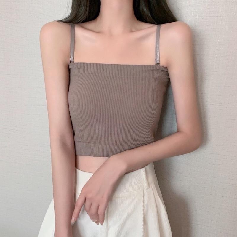 Áo Bra Nữ Thun Tăm Nâng Ngực Gợi Cảm Mẫu Mới Có Tháo Rời Dây N99 Mới 4
