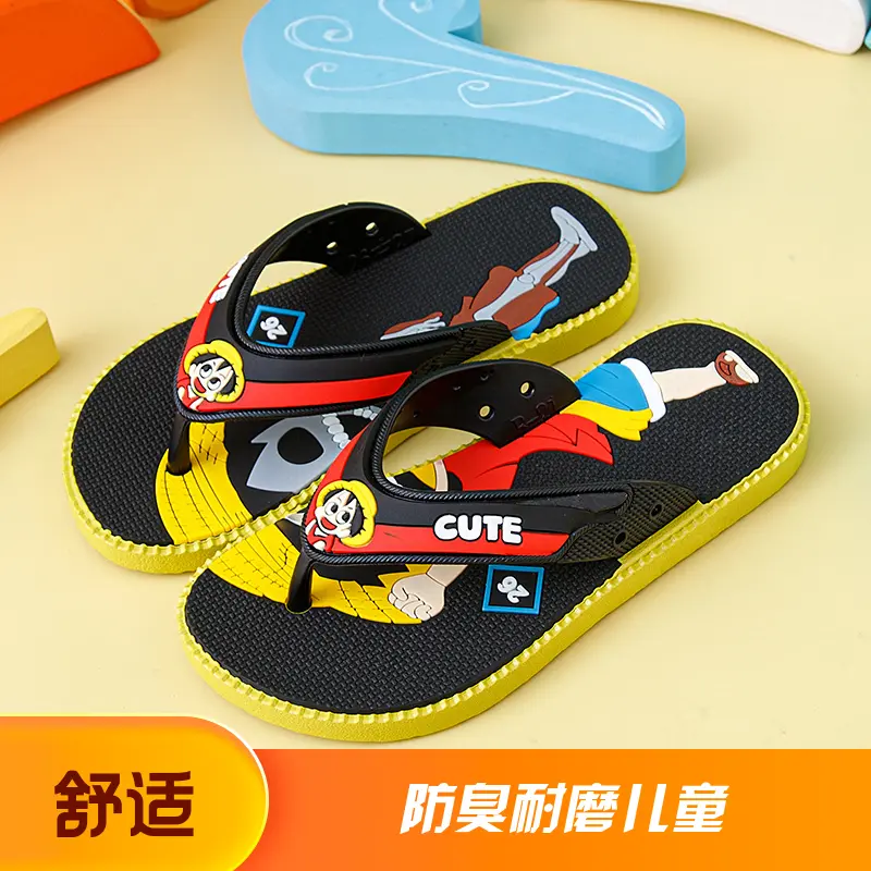 Dép Xỏ Ngón Cho Trẻ Em, Dép Bé Trai, Dành Cho Trẻ Em 6-12 Tuổi, Chống Mùi, Chống Trượt, Chống Mài Mòn, Thích Hợp Cho Các Hoạt Động Ngoài Trời Và Bãi Biển, Dép Một Mảnh, Giày
