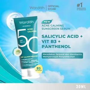 NEW! Wardah UV Shield Acne Calming Sunscreen  Serum SPF 50 PA++++
