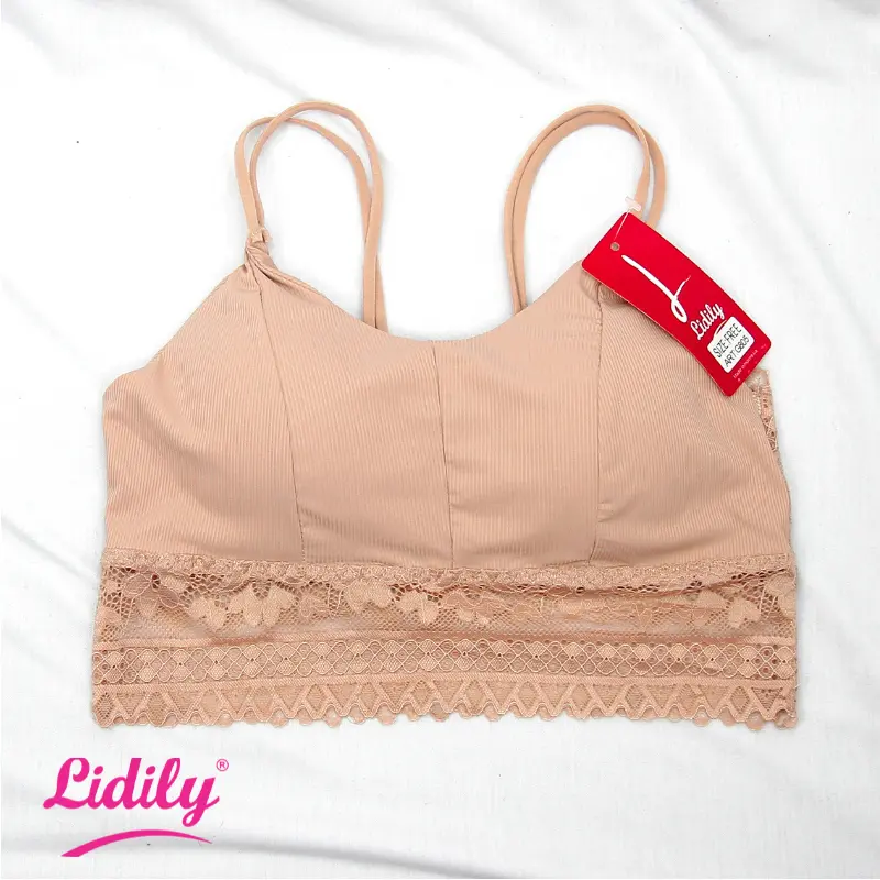 Lidily - Bralette Sexy BH Seamless Busa Tanpa Kawat DDG805A | Bra Fashion Seksi Renda Bikini Busa Tanpa Kawat | OUTFIT MANTAI BALI 4
