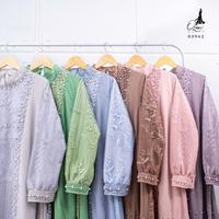 Gambar GAMIS OZIAS SIFON CERUTY 03942 LD 105 I Gamis Brisemade I Gamis Wisuda Muslimah Mutiara Nyaman - coklat dari Ozias.id Kota Administrasi Jakarta Barat 5 Tokopedia
