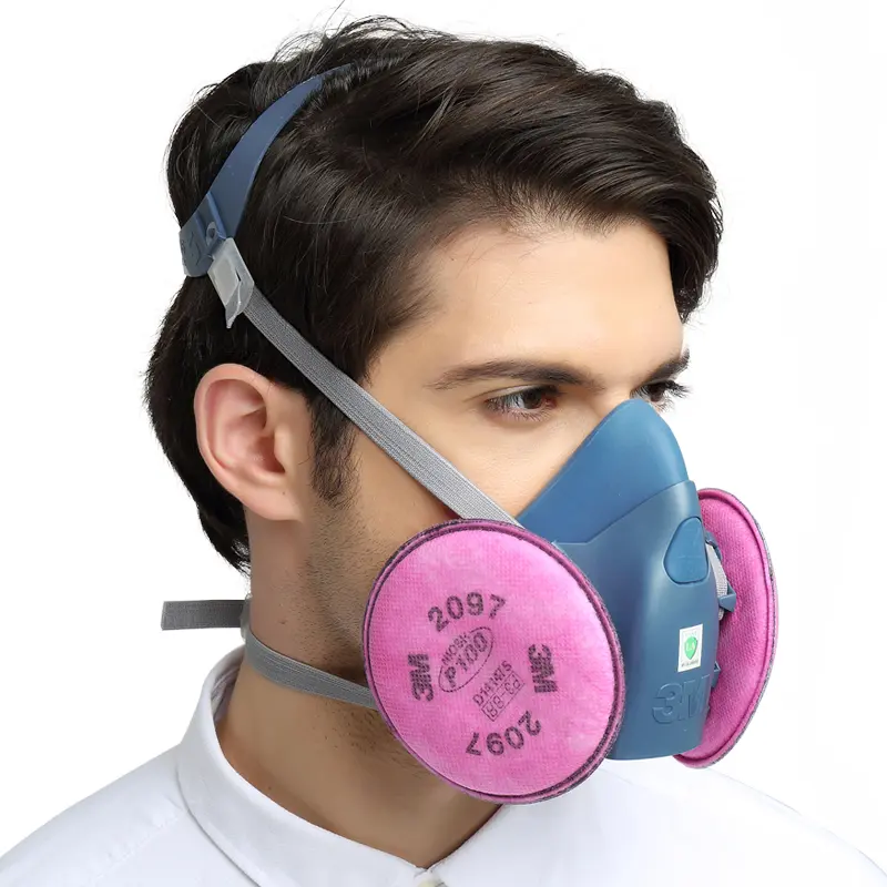 Bộ Mặt Nạ Kiêm Khẩu Trang Chống Bụi 7502 Kết Hợp Phin Lọc 2097 hoặc 2091 tấm lọc 2097 hoặc 2091 Rất Nhẹ thời trang có thể đeo ở các thành phố lớn để chống bụi siêu mịn PM2.5, có thể dùng để ngăn các loại bụi khác, đây là mặt nạ chủ yếu dùng chống bụi 1