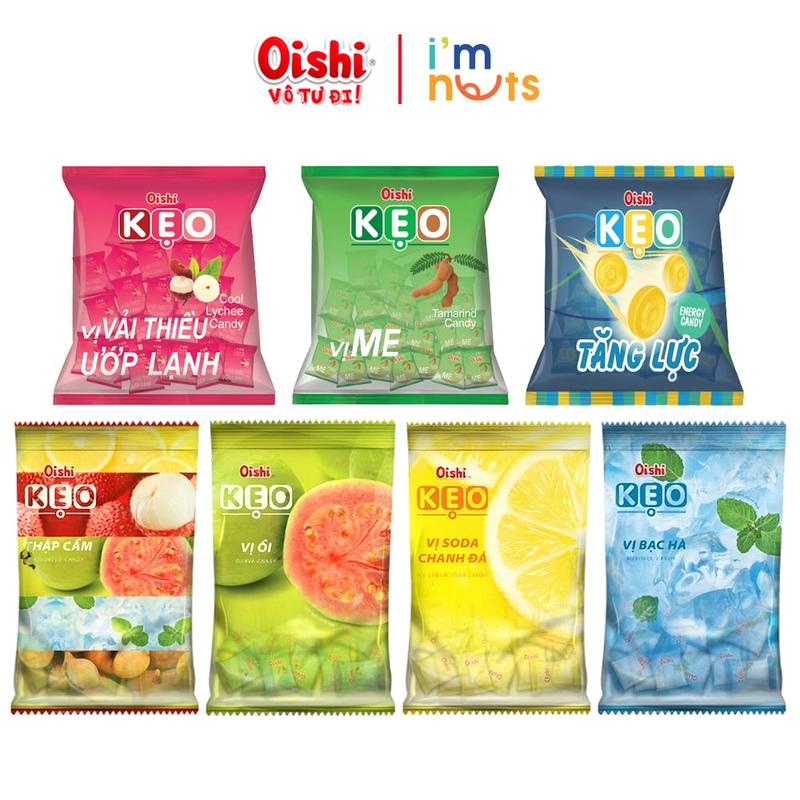 Combo 5 Gói Kẹo Oishi Tuổi Thơ Đủ Vị Gói 85g