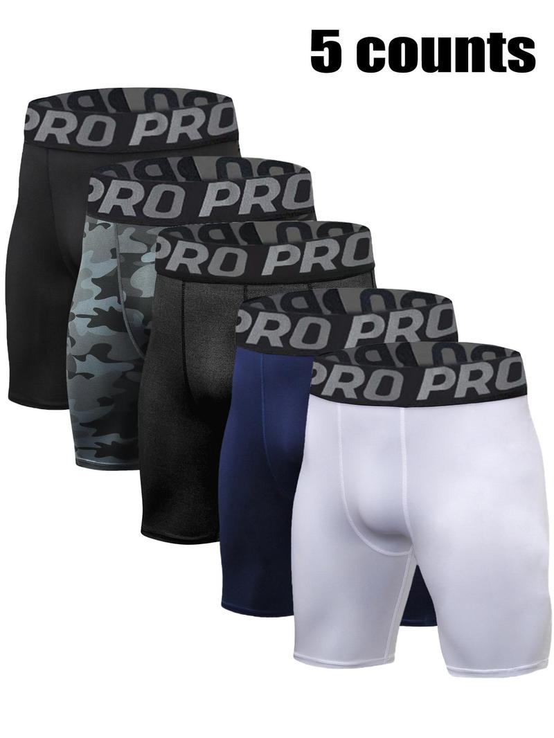 Product Introduction of Men's Letter Print Boxer Brief, Breathable Comfortable Underwear for Daily Wear, Men's Underwear for All Seasons 5