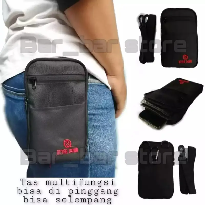 tas sekempang pria - tas pinggang pria - tas hp pria 0
