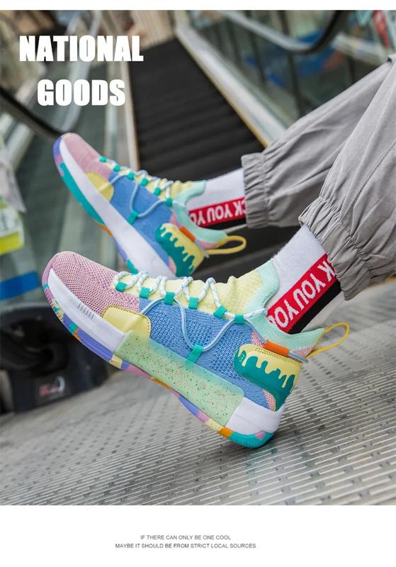 Product Introduction of Basketball shoes for men breathable sports shoes High Tops Women basketball sneakers athletics basket shoes outdoor male sneakers non-slip running shoes size 36-45 29