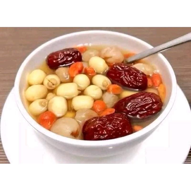 Hạt sen khô nấu cháo, súp, nấu chè 4
