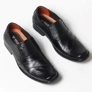 Sepatu Pantofel Pria Kulit Sapi Asli Original Velko Kerja Shoes