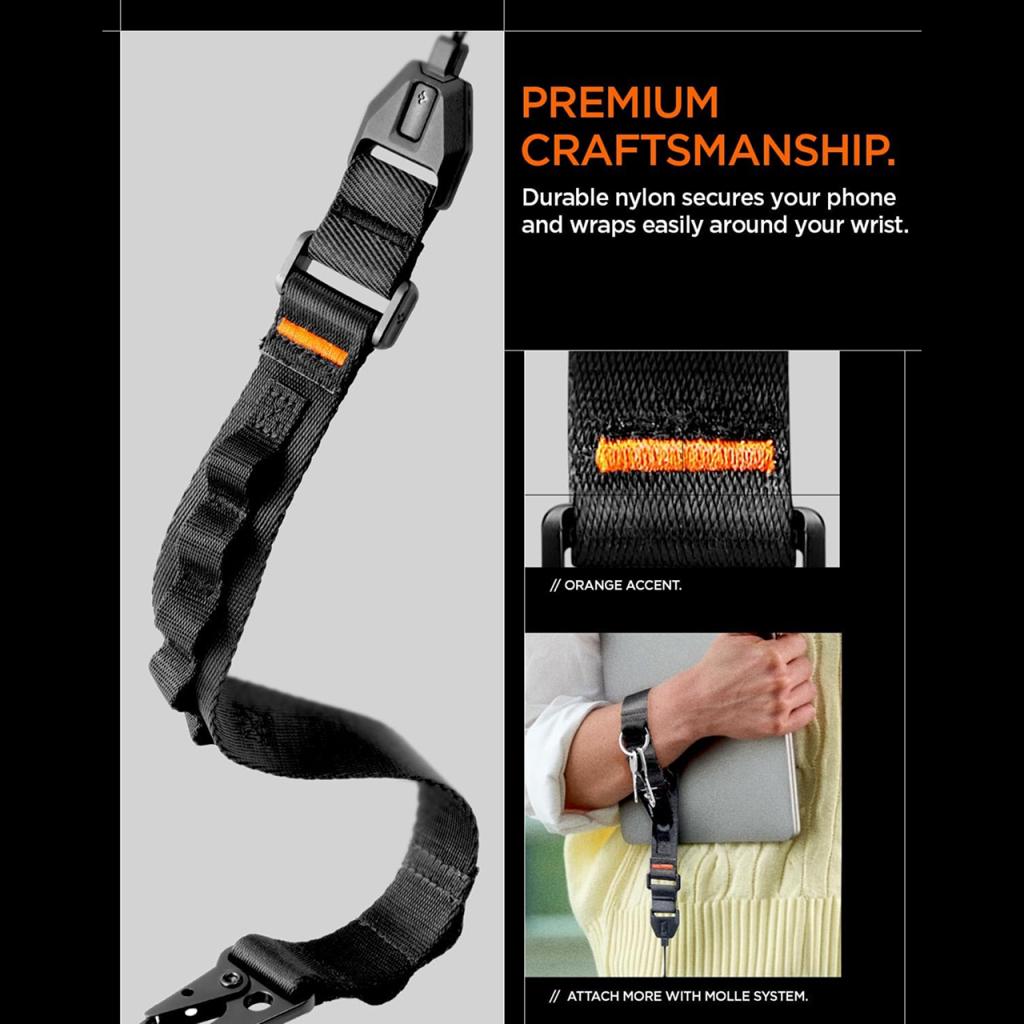 SPIGEN Wrist Lanyard DA30s LS Classic Hand Strap Tali Gantungan HP Adjustable Universal Phone
