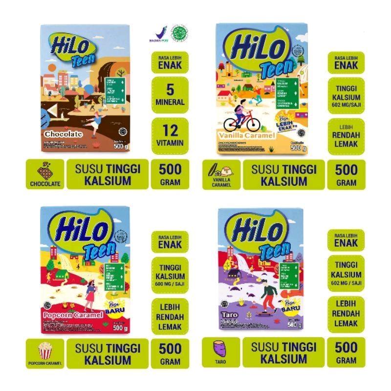 Hilo Teen Chocolate / Vanila Caramel / Taro / Popcorn /Strawberry Milshake 5