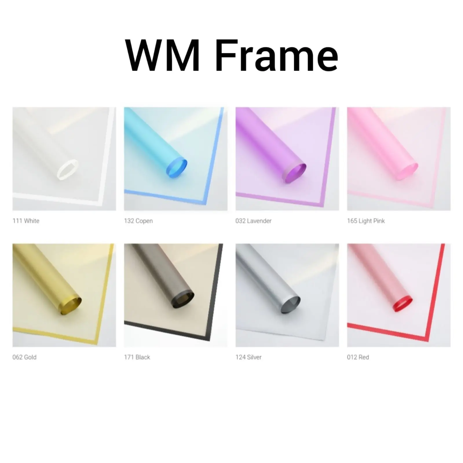 Kertas Buket / Wrapping Cellophane isi 20 Lembar (WM FRAME) pita  kado